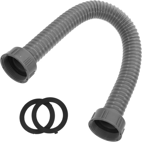 Sink connecting extension drain hose for washing machine water outlet hose drain tubing sink drain flexible hose flexible drain double head plasti...