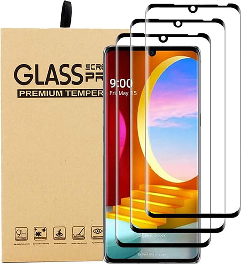 [ 3 Pack for LG Velvet 5G Screen Protector Tempered Glass 9H Hardness HD Clear Scratch Resistant Bubble Free Anti-Fingerprints...