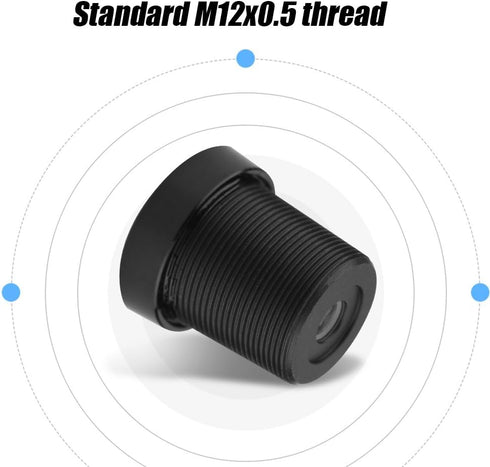 TV Lens/CCTV Len 1.8mm 170° Wide Angle Lens,1MP IR Board Lens for 1/3" & 1/4" CCD Security CCTV Camera Default...