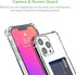 for iPhone 13 Pro Clear Card Case, Protective Shockproof TPU Slim Wallet Case with Card Holder Compatible with MagSafe...
