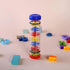 2 Pack Rainmaker Rain Stick Musical Instrument for Babies, Toddlers and Kids, 8 Inch Rainfall Rattle Tube Rainstick Shaker Toy...