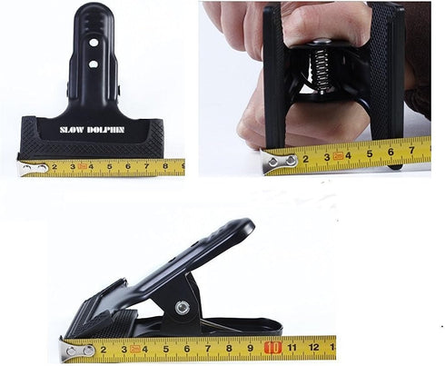 SLOW DOLPHIN Tripod Camera Clip Clamp Flash Reflector Holder Mount with 1/4 Inch Screw 360 Degree Swivel for Studio Backdrop Camera SLR, Digital S...