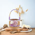 ORIGACH 102 Pcs DIY Macrame Basket Kit Cotton Rope Basket Weaving Kits for Beginners with Video Tutorials Storage Basket with Handles for Picnic H...