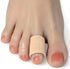 Cuttable Toe Tubes Sleeves 5 Pack Made of Elastic Fabric Lined with Silicone Gel. Toe Sleeve Protectors Relief Toe Pressure Pain, Corn and Calluse...