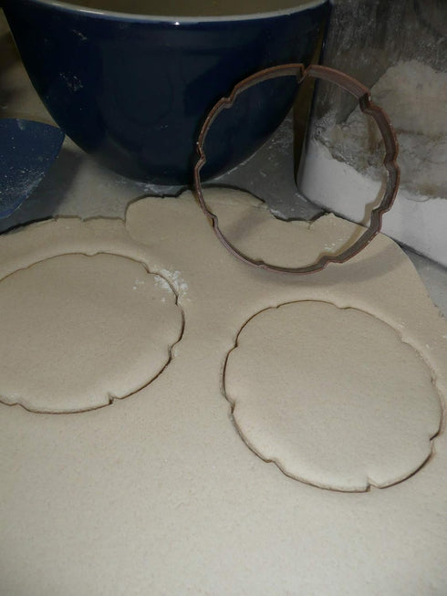 TREE LOG OUTLINE BARK WOOD GRAIN SLICE STUMP OUTDOOR THEME COOKIE CUTTER MADE IN USA PR2564...