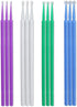 kwmobile Touch Up Paint Brushes Variety Size - 12 Pack Car Paint Repair Kit Micro Applicators for Automotive Paint Detailing, Stone Chips, Scratch...