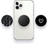 Junddla?4 Pack? Cellphone Stand,Cell Phone Finger Foldable Holder Grip for Smartphones and Tablets - Black Marble White Heart...
