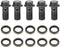 5Pcs Banjo Bolt Washer M10X1.0mm, Banjo Bolts And Fittings Iron Banjo Bolt Gasket Sealing Washer Kit for Brake Caliper Master Cylinder...