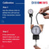 Dixie Ems Deluxe Aneroid Sphygmomanometer Blood Pressure Set W/Adult Cuff, Carrying Case and Calibration Tool - Navy...