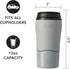 Mighty Mug Plastic Travel Mug, No Spill Double Wall Tumbler, Cold/Hot, Cup-Holder Friendly, Dishwasher Safe, (Gray, 12oz)...