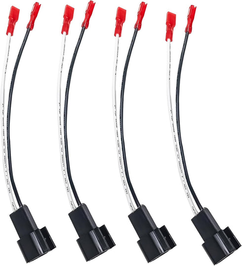 4 Pack 72-5600 Speaker Harness Car Front Rear Door Speakers Adapter Connector Adaptor Plug Compatible with Ford F150 F250 Escape Mustang Lincoln M...
