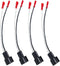 4 Pack 72-5600 Speaker Harness Car Front Rear Door Speakers Adapter Connector Adaptor Plug Compatible with Ford F150 F250 Escape Mustang Lincoln M...