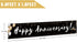 Romantic Happy Anniversary Decorations Banner - Black 118"x20" Bilingual "Feliz Aniversario" Sign, Extra Large Reusable Wedding Party Decor for In...