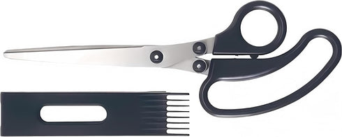 Sunstar Stationery S3711455 7-Blade Shredder Scissors, 7.9 inches (200 mm), Black...