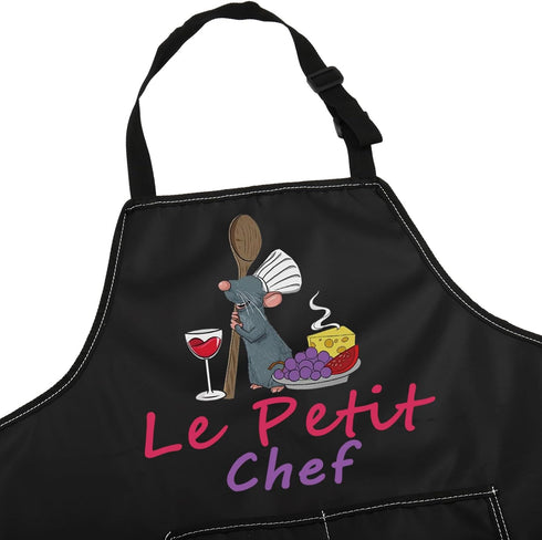Rat Chef Kitchen Apron Rat Chef Gifts Le Petit Chef Adjustable Apron For Cooking Baking Grilling...