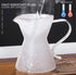 Pour Over Coffee Maker - Elegant Drip Coffee Maker with Reusable Stainless Steel Filter/Dripper, Lead-Free Borosilicate Glass Coffee Carafe for 1-...