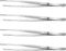 Yaomiao 4 Packs Bar Tweezers 8 Inch Long Garnish Tongs Tweezers Bar Tongs Stainless Steel Korean Bbq Tongs for Bar Bartender Cocktail Cooking Food...