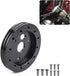 1 PC Car Steering Wheel Base Connector Conversion Gasket, 0.5" 6-Hole to 3-Hole Steering Wheel Hub Adapter, Modified Steering Wheel Quick Release ...