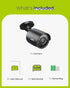 SANNCE 1080P Security Camera AHD/TVI/CVI/CVBS 4-in-1 CCTV Camera IP66 Weatherproof Analog CCTV Surveillance Bullet Camera Indoor Outdoor, 100ft Ni...