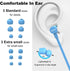 Joymiso Tangle Free Earbuds for Kids Women Small Ears with Case, Comfortable Lightweight in Ear Headphones, Flat Cable Ear Buds Wired Earphones wi...