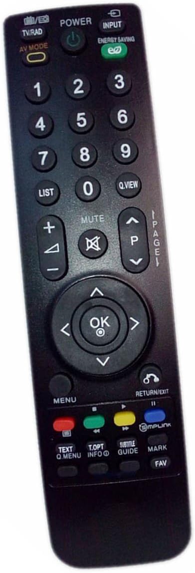 Replaced Remote Control Compatible for LG 32LF11 50PS11-US 42PQ11 37LH20-UA 32LF11-UA HDTV TV...
