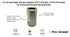 54040 Stainless Steel Angle Grinder Adapter 5/8-11 Female x 5/16-24 Female, Arbor Adapter compatible for use with 5/16”-24 Threaded DA Backer Pads...