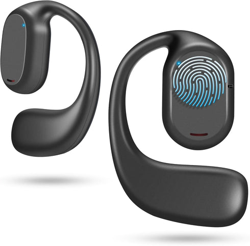 Open Ear Headphones VG332 Version 2024, Air Conduction Headphones Bluetooth 5.3 Earbuds, 16 Hours Playtime Dual 16.2mm Dynamic Drivers...