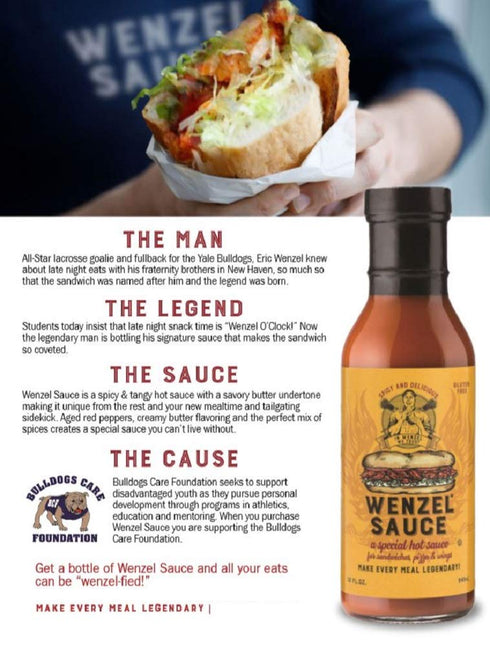 Wenzel | #1 Sandwich Hot Sauce Spicy Tangy Delicious Makes For A Legendary Meal, 12oz Bottle...