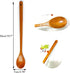 Extra Long Handle Wooden Spoon -19.7 inch Wooden Kitchen Utensils Wood Stirring Wood Soup...