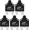 uxcell 5Pcs Thermal Overload Protector AC 125/250V 32VDC 3A Push Button Reset Circuit Breaker...