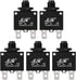 uxcell 5Pcs Thermal Overload Protector AC 125/250V 32VDC 3A Push Button Reset Circuit Breaker...