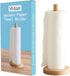 Wood Paper Towel Holder, Wooden Paper Towel Holder Countertop Standing Paper Towel Organizer Roll Dispenser for Kitchen Countertop & Dining Table...