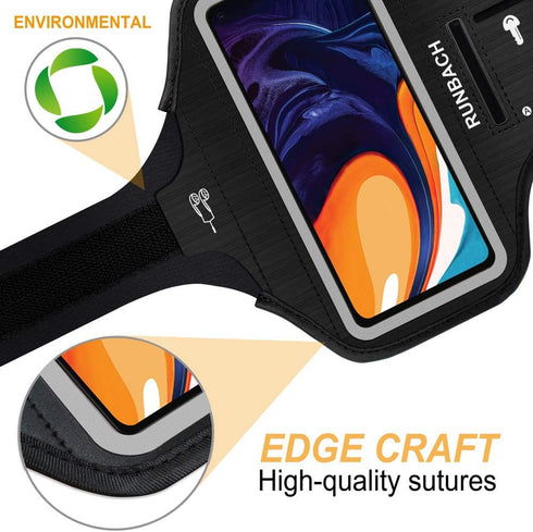 Running Armband for Samsung Galaxy A70/A60/A51/A50/A32/A30/A20/A10E/A10/A9/A9 Pro/M11/M21/M31,Sweatproof Running Exercise Bag for Samsung Phone...