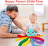 beetoy Infant Toy Baby Plush Toys, Baby Musical Toy with Octopus Shape, Stuffed Animal for Girl boys Infant, Sensory Toys for Babies Soft Toys wit...