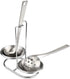 304 Stainless Steel Double Ladles Holder Vertical Spoon Rest Cooking Utensils Stand with 4 inch bowls...