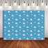 Blue Sky White Cloud Step and Repeat Photography Backdrop Newborn Baby Shower Cartoon Boy Story Party Decorations Photo Background Studio Props Vi...