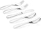 Kids Stainless Steel Utensil Set, Education Series, High Grade Stainless 304 (18/8), Set of 5 (2 Spoons, 2 Forks, and 1 Butter Knife) Silverware f...