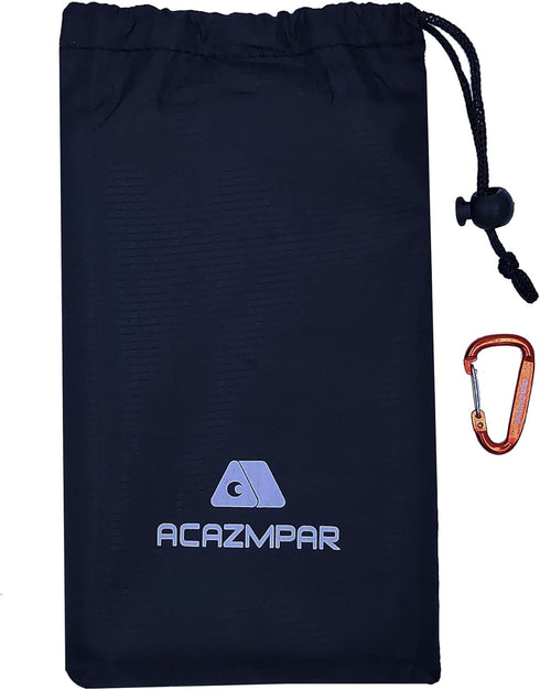 Waterproof Camping Tent Tarp, Ultralight Tent Footprint, Ground Tent Floor Saver for Camping Hiking (Black-79 x55)...