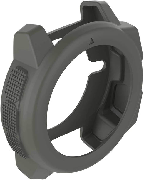 FitTurn Case for Garmin Instinct Watch - Slim Designer Sleeve Protector, Anti-Scratch Bezel, Silicone Band Cover (Gray)...