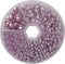 Libiline 1 Box 1170pcs Purple Mix Sizes Round 3/4/5/6/8/10mm Flat Back Beads Half Pearl Scrapbooking Bead for Wedding Ornament (Purple)...