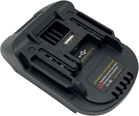Battery Adapter for Makita 18V Lithium-Ion Cordless Tools, Convert for Milwaukee M18 18V or Dewalt 18V 20V Lithium Battery to Makita 18-volt BL183...