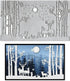 Metal Cutting Die for Scrapbooking, 3D Backgrounds Frame New Cutting Dies DIY Album Card Making Decor Paper Metal Die Cuts Party Wedding Decoratio...