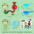 Bath Toys for Kids Ages 1-3 ,Bath Tub Toys for Toddlers 1 2 3 4 5 6 Years Old, Baby Bath Spin Wall Toys, Frog Bath Toys, Fill and Flow Pipe Water ...
