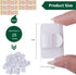 Brightown White Light Clips - Strongly Sticky with 25-Clips, 30-Stickers Christmas Light Clips, UV-Resistant Material, Decorate Damage-Free Cable ...