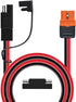 XT60i to SAE Adapter 10AWG Solar Charging Cable XT60i-F Extension Cable with SAE Reverse Adapter Compatible for Ecoflow Solar Generator Portable P...
