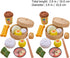 2 Sets Kids Pretend Play Toy Kitchen Cooking Toy Steamed Toy Food Chinese Breakfast Food Play Set Dollhouse Furniture (26Pcs)...
