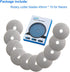 Rotary Cutter Blades 45mm 10 Pack by KISSWILL, Fits Fiskars, Olfa, Martelli, Dremel, Truecut, DAFA Rotary Cutter Replacement for Quilting Scrapboo...