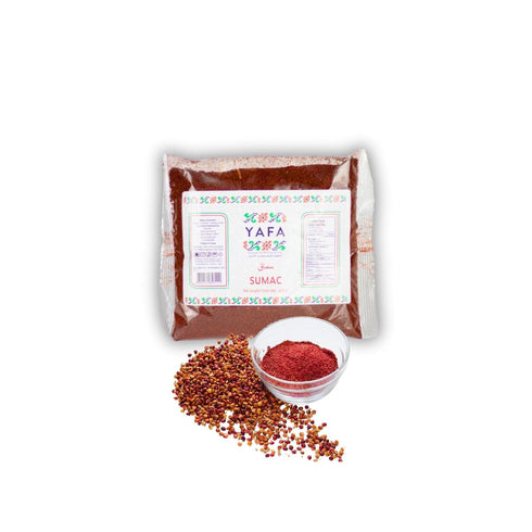 YAFA Turkish sumac - Sumac Spice powder – Middle Eastern Spices- Taste of Palestine - 100% Natural and Handpicked Sumac Berries 400g...
