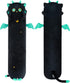 Long Cat Plush Kawaii Body Pillow, 20” Cute Black Cat Stuffed Animals Soft Plushies, Big Eyes Kitten Plush Toys Throw Pillow Doll Gift for Girlfri...