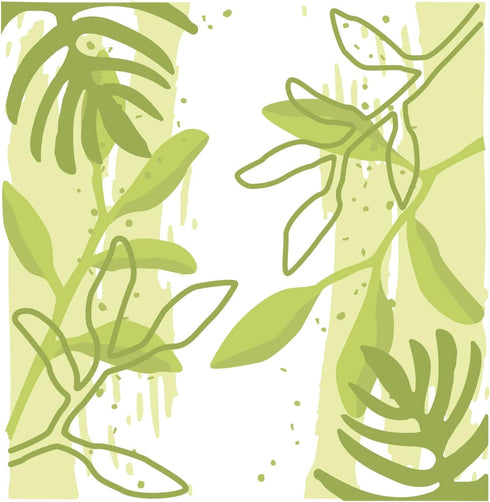 Sizzix Layered Reusable Crafts 4PK Watercolor Leaves by Olivia Rose | 664918 | Chapter 4 2022 Stencils, Mulitcolour...